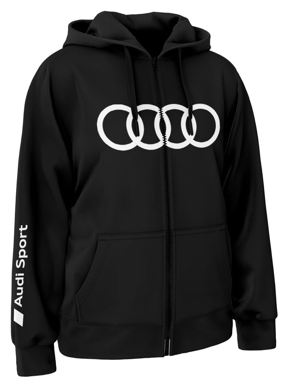 Audi Logo Zipper Hoodie