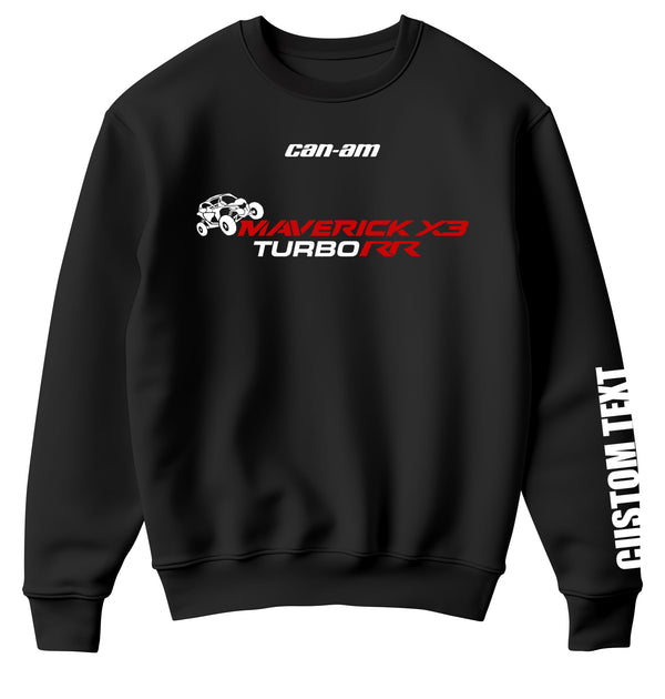 Brp Can-Am Maverick X3 Turbo RR Personalized Sweatshirt