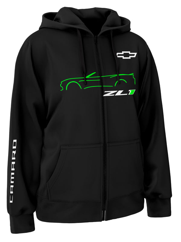 Chevrolet Camaro ZL1 Convertible Zipper Hoodie