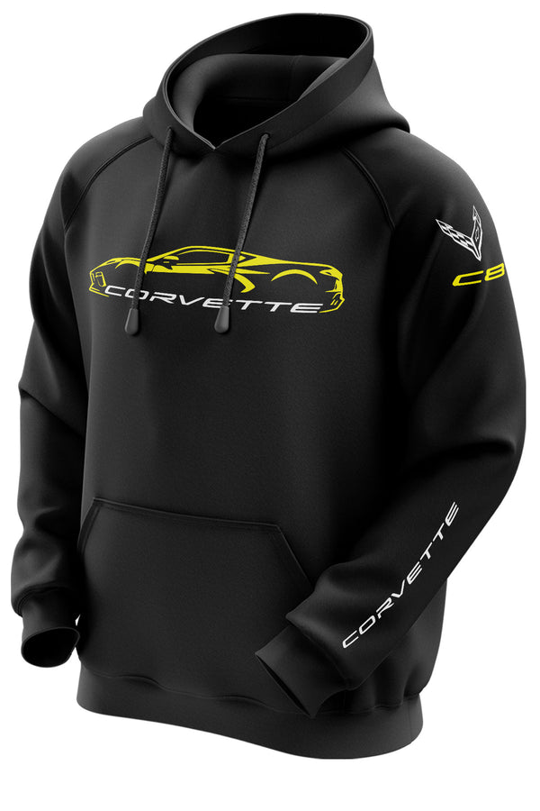 Corvette C8 Hooded Sweatshirt