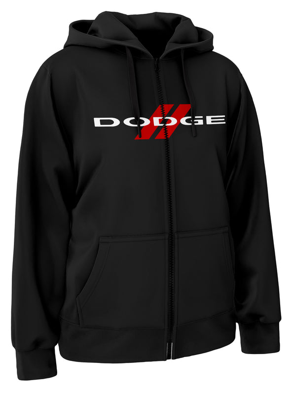 Dodge Logo Zipper Hoodie