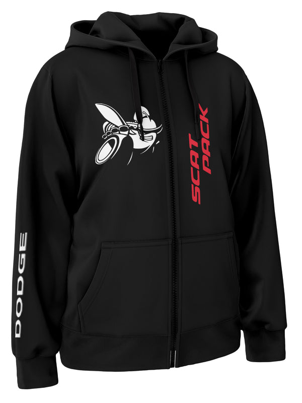 Dodge Scat Pack Zipper Hoodie