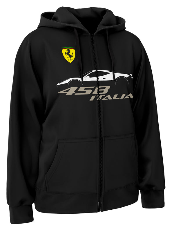 Ferrari 458 Italia Zipper Hoodie