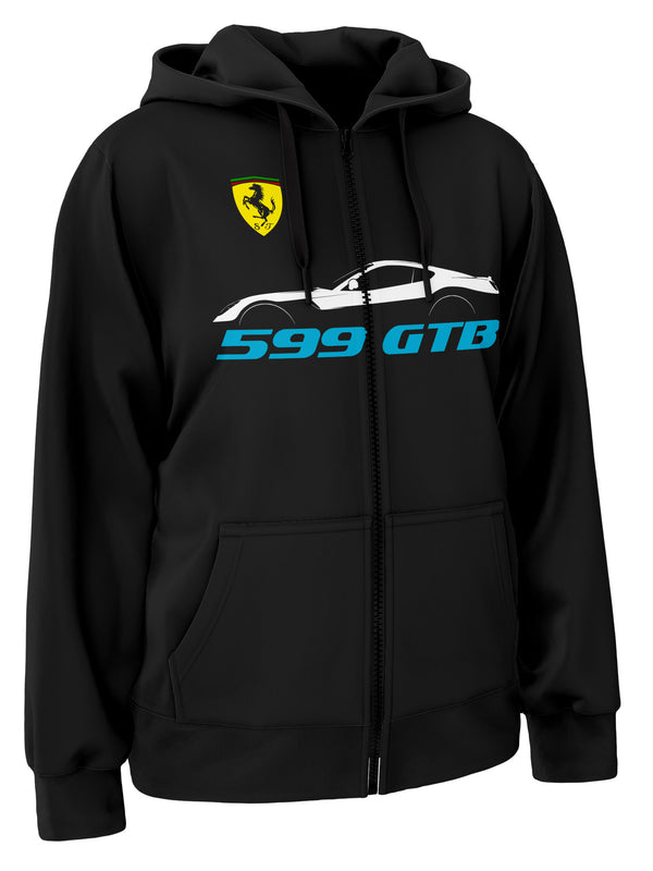 Ferrari 599 Gtb Zipper Hoodie