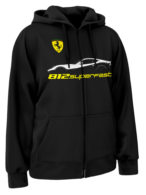 Ferrari 812 Superfast Zipper Hoodie