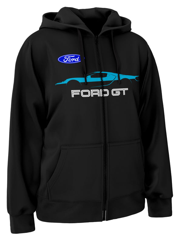 Ford Gt Zipper Hoodie