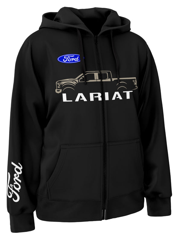 Ford Lariat Zipper Hoodie