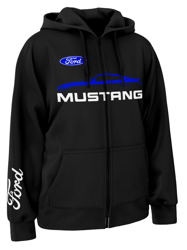 Ford Mustang Zipper Hoodie