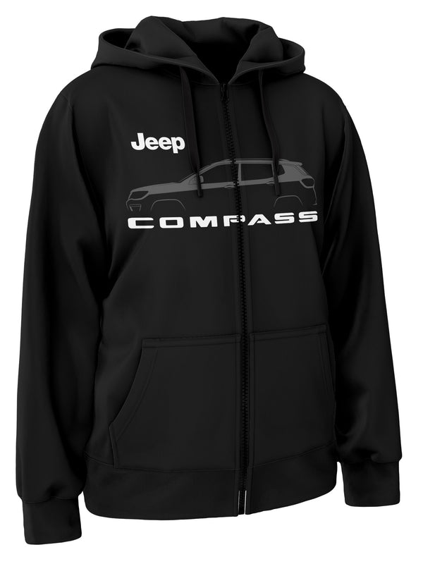 Jeep Compass Zipper Hoodie