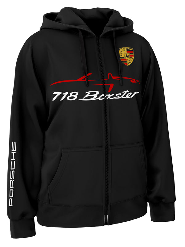 Porsche 718 Boxster Zipper Hoodie