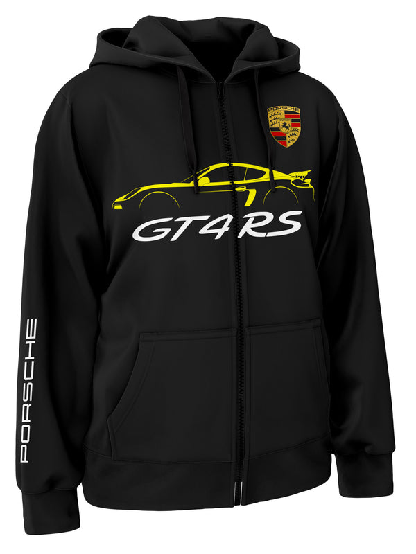 Porsche 718 Cayman Gt4 Rs Zipper Hoodie