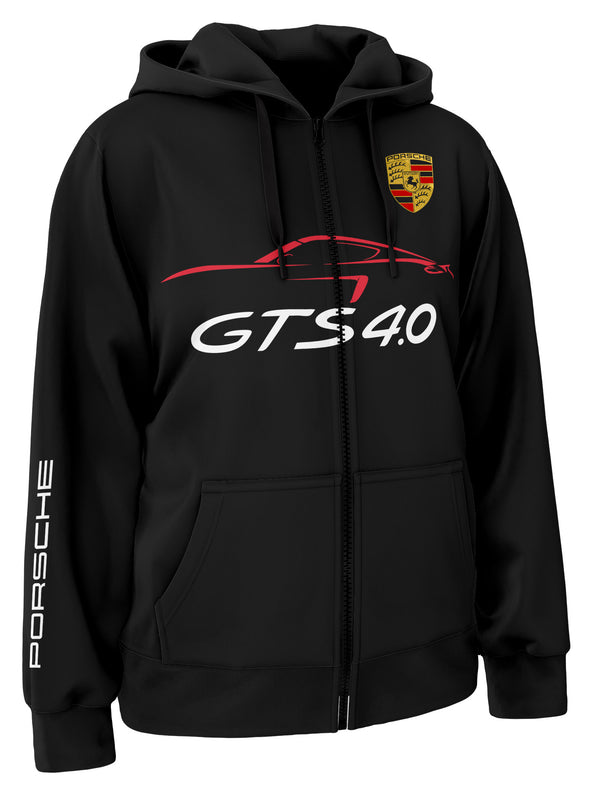 Porsche 718 Cayman Gts 4.0 Zipper Hoodie