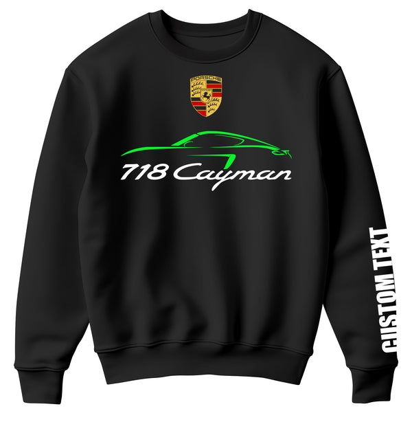 Porsche 718 Cayman Personalized Sweatshirt