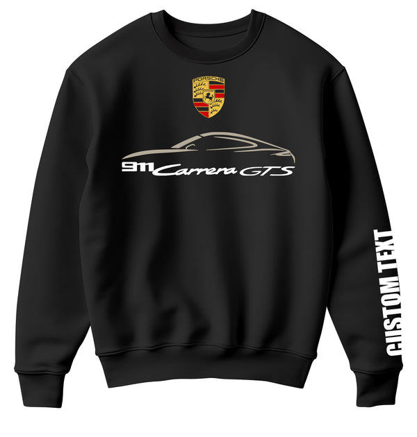 Porsche 911 Carrera Gts Personalized Sweatshirt