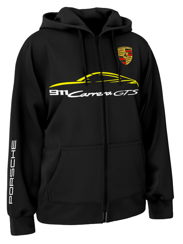 Porsche 911 Carrera Gts Zipper Hoodie