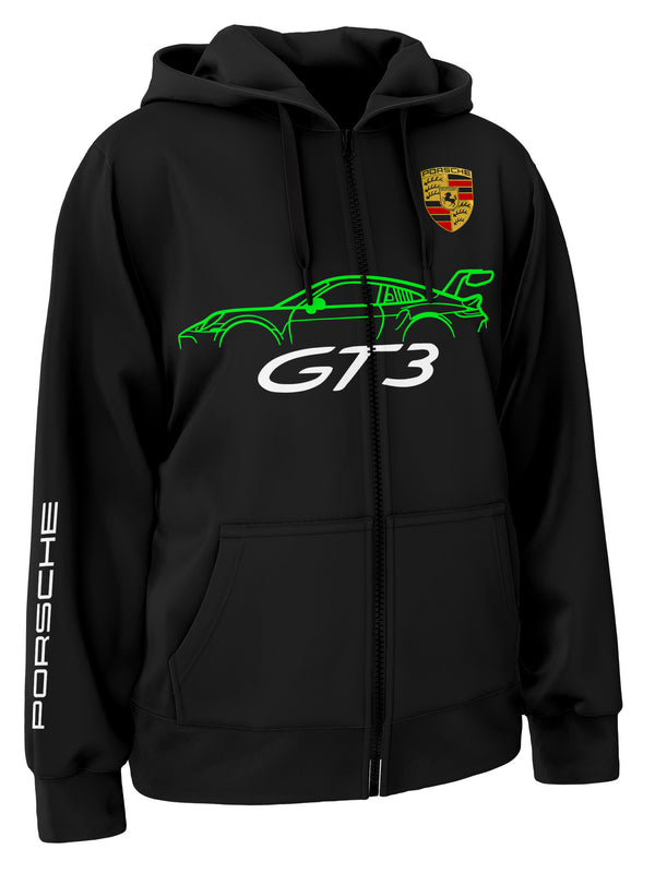 Porsche 911 Gt3 Zipper Hoodie