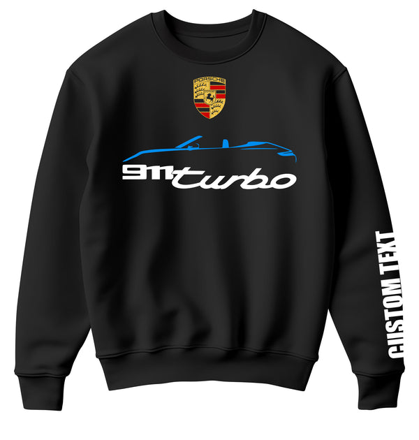 Porsche 911 Turbo Convertible Personalized Sweatshirt