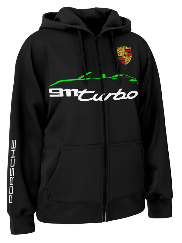 Porsche 911 Turbo Convertible Zipper Hoodie