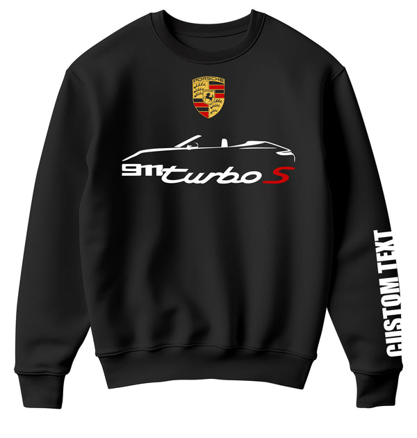 Porsche 911 Turbo S Convertible Personalized Sweatshirt