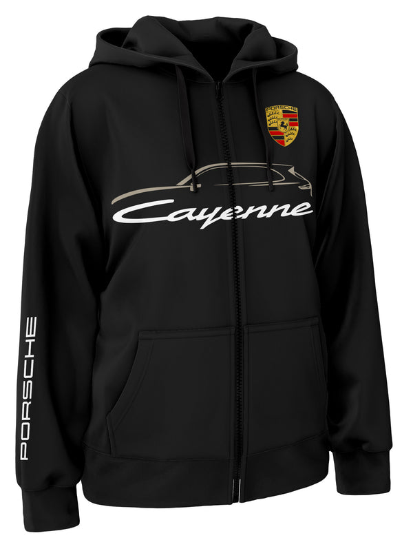 Porsche Cayenne Zipper Hoodie