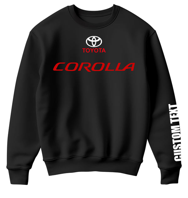 Toyota Coralla Personalized Sweatshirt